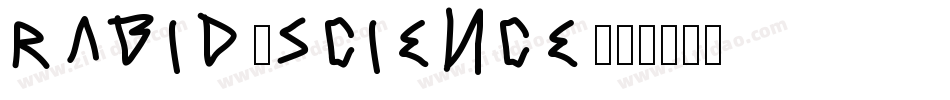 Rabid_Science字体转换