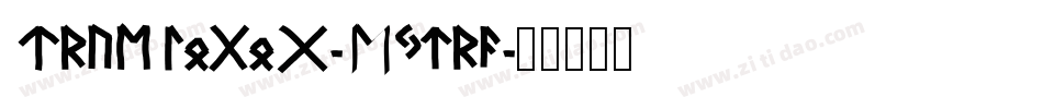 TrueLogoG-Extra字体转换