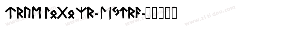 TrueLogoJr-Extra字体转换