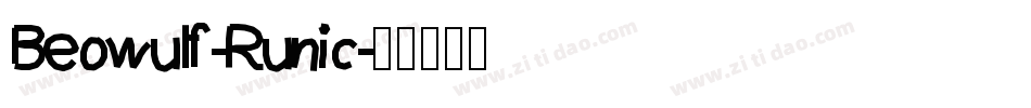 Beowulf-Runic字体转换