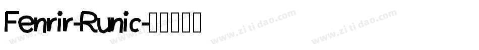 Fenrir-Runic字体转换
