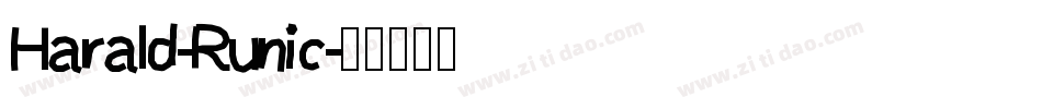 Harald-Runic字体转换