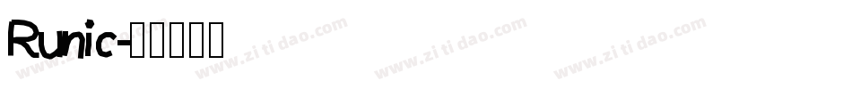 Runic字体转换