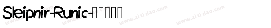 Sleipnir-Runic字体转换