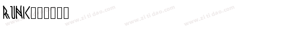 Runic字体转换