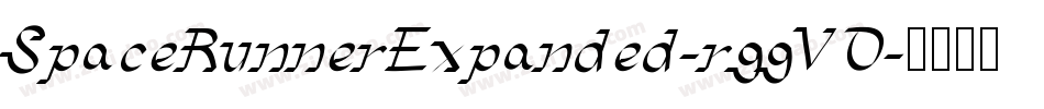 SpaceRunnerExpanded-rggVO字体转换