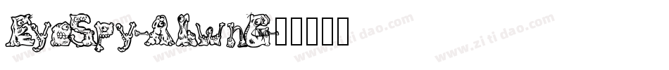 EyeSpy-ALwn6字体转换