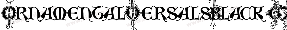 OrnamentalVersalsBlack-GZmD字体转换