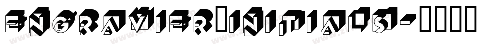 Engravier_Initials字体转换
