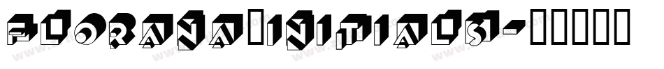 Florana_Initials字体转换