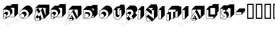 PompadourInitials字体转换