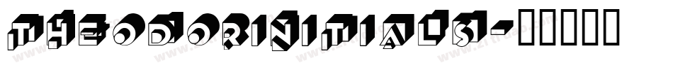 TheodorInitials字体转换
