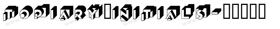 Topiary_Initials字体转换