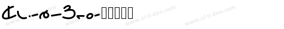 ArialW10字体转换