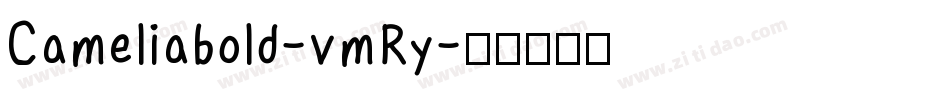 Cameliabold-vmRy字体转换