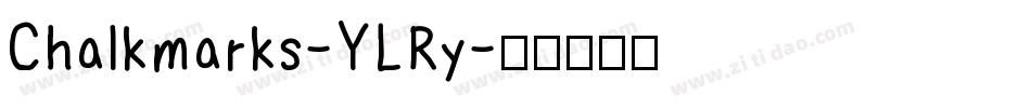 Chalkmarks-YLRy字体转换