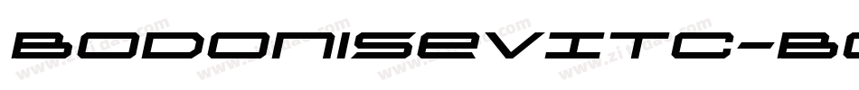 BodoniSevITC-BoldItal字体转换 BodoniSevITC-BoldItal字体转换