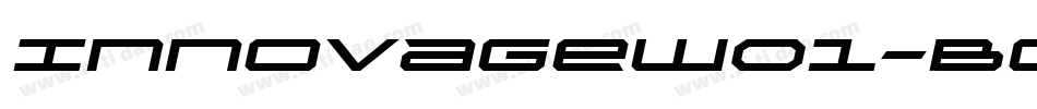 InnovageW01-BoldItal字体转换