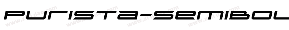 Purista-SemiBoldItal字体转换