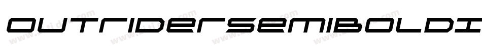 OutriderSemiBoldItalicSemiBoldItalic-rZL9字体转换