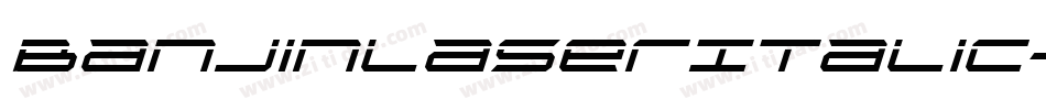 BanjinLaserItalic-Rpp2o字体转换