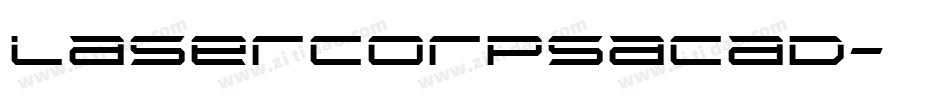 lasercorpsacad字体转换