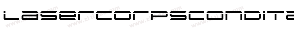 lasercorpscondital字体转换