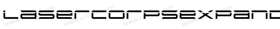 lasercorpsexpandital字体转换