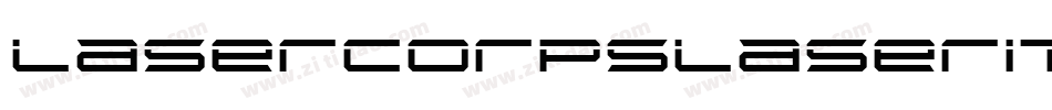 lasercorpslaserital字体转换