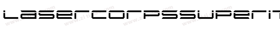 lasercorpssuperital字体转换
