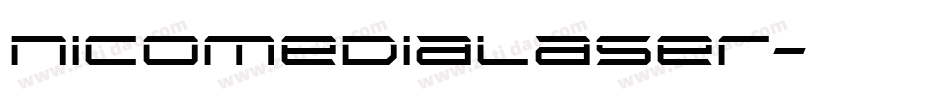 nicomedialaser字体转换