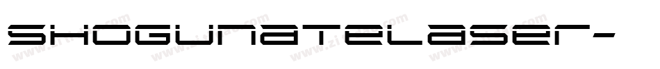 shogunatelaser字体转换