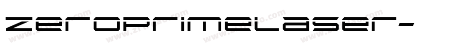 zeroprimelaser字体转换