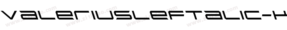 ValeriusLeftalic-KgmZ字体转换