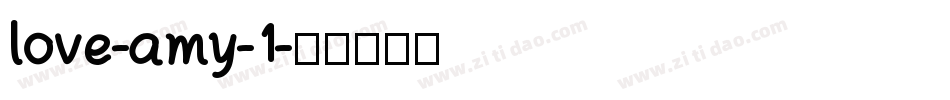 love-amy-1字体转换