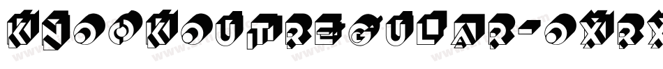 KnockoutRegular-oxRx字体转换