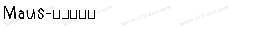 Maus字体转换