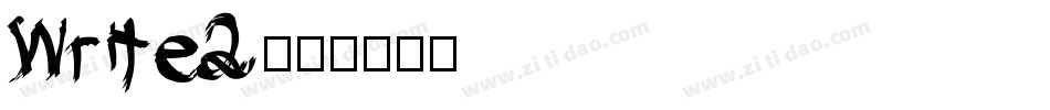 Write2字体转换
