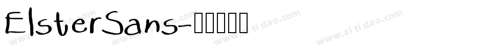 ElsterSans字体转换