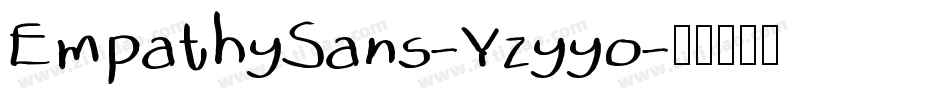 EmpathySans-Yzyyo字体转换