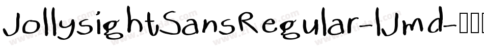 JollysightSansRegular-lJmd字体转换
