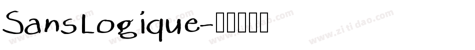 SansLogique字体转换