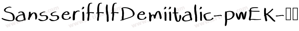 SansserifflfDemiitalic-pwEK字体转换