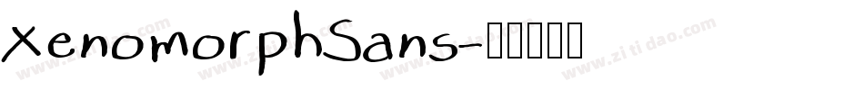 XenomorphSans字体转换