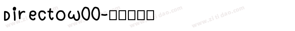 DirectoW00字体转换