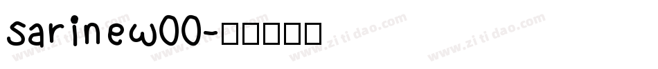 SarineW00字体转换