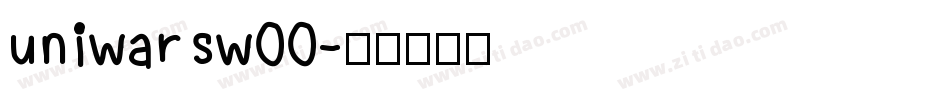 uniwarsw00字体转换
