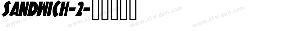 sandwich-2字体转换