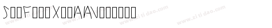 SciFiedX-nAAV字体转换
