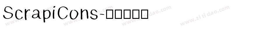 ScrapiCons字体转换